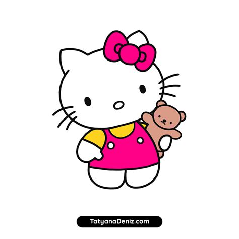 hello kitty easy to draw